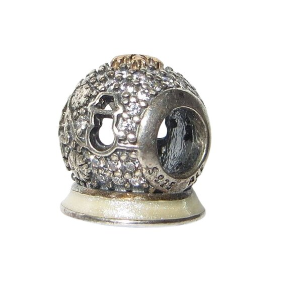 Pandora  Ltd Ed 2015 Christmas Ornament CZ/ Sterling Silver .925 Charm 794200CZ - Picture 2 of 8